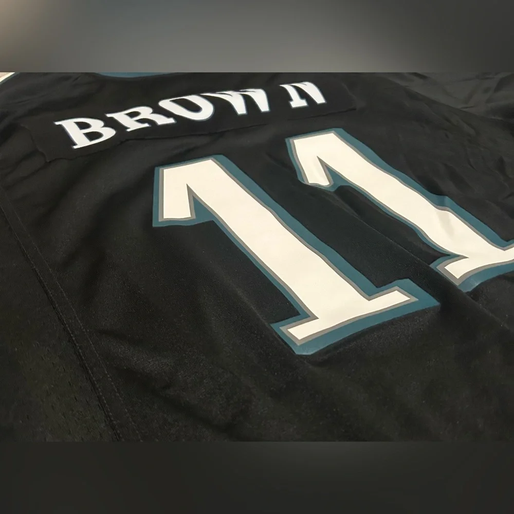 Nike Authentic On Field Philadelphia Eagles AJ Brown Black Jersey Men’s Sz XXL - Picture 7 of 7